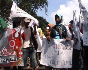 DEMO HARI BURUH BOJONEGORO