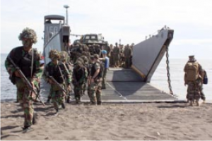 Latihan Marinir RI-AS