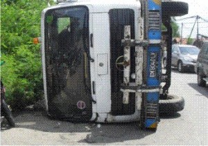 truck-kontainer-terguling