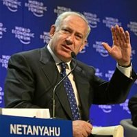 Benjamin Netanyahu by World Economic Forum