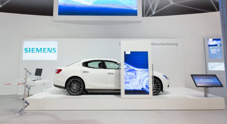 Maserati Siemens Digitalization Forum Hannover Messe 2015 (Maserati)
