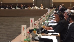 Rachmat Witoelar hadiri Pertemuan Informal Para Menteri sebagai persiapan COP 21 di Paris, Prancis. (Foto: Setkab)