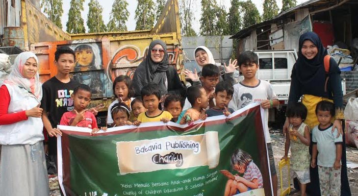 Batavia Publishing Dukung Anak Jalanan Menulis (Foto: Istimewa)