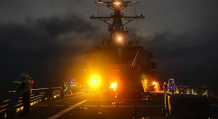 Kapal Perusak AS, USS Lassen (Foto U.S. Navy: Petty Officer 2nd Class Corey T. Jones)