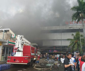 Kebakaran Pasar Senen (Foto: Sudin Kominfomas Jakpus)
