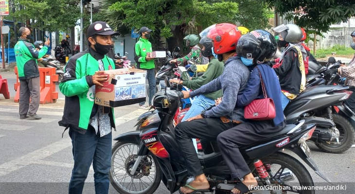 20210813-ojol-galang-dana-untuk-korban-kebakaran-di-makassar