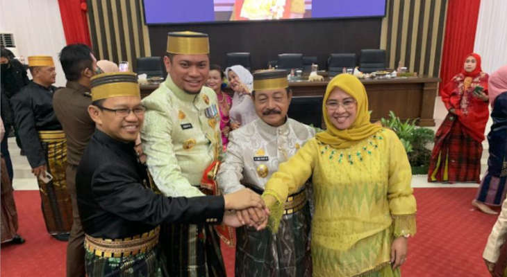 Bersua foto di Rapat paripurna Dprd kabupaten gowa HJG ke-702