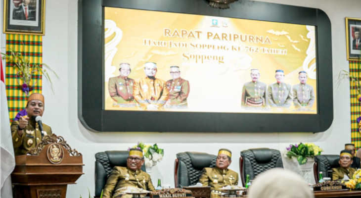 Andi Sudirman Saat di Rapat Paripurna Harla Soppeng