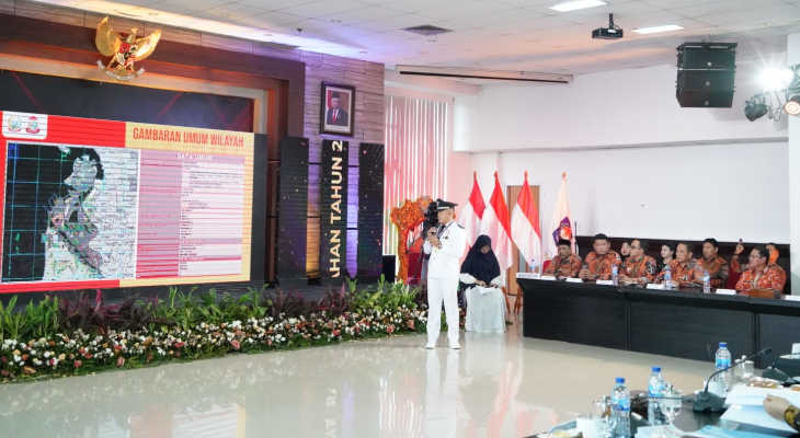 2023_08_11 01 Lurah Maccini Sombola Saddam Musma, tampil di hadapan Tim Penilai Dirjen Pemerintahan Desa Kemendagri