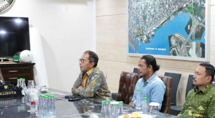 2023_08_11 01 Wali Kota Moh Ramdhan Pomanto, secara virtual mengikuti Penjurian Event Akbar Indonesia Awards Inews TV