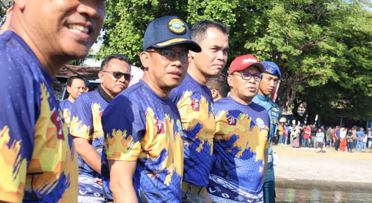 2023_10_08 Danlantamal VI Makassar dan Wali Kota Makassar diacara Lomba renang