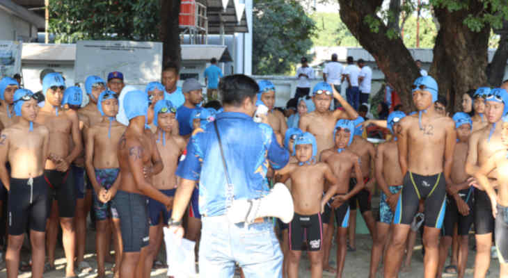 2023_10_08 Peserta Lomba renang Bebas di Danlantamal VI CUP
