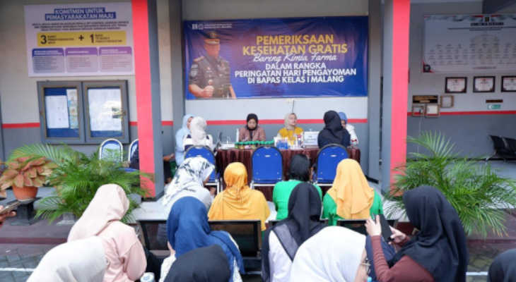 2024-07-27 Sambut Hari Pengayoman ke-79 Bapas Kelas 1 Malang Gelar Pemeriksaan Kesehatan Gratis