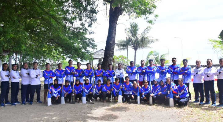 2024-07-30 Persiapan PON XXI Tahun 2024, Danlantamal VI Makassar Tinjau Latihan Atlet Lantamal VI