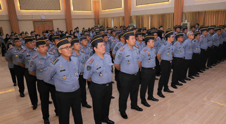 2024-08-26 Menkumham beri ArahanTiga Kunci Keberhasilan ke Jajaran Kemenkumham Jatim