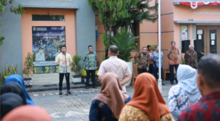 2024-10-24 (Publis)Pjs Wali Kota Arwin Azis Pimpin Apel Pagi di Tamalate,