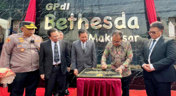 2025-02-01 (Publis) Walikota Moh Ramdhan Resmikan Gereja Pantekosta Bathesda Makassar